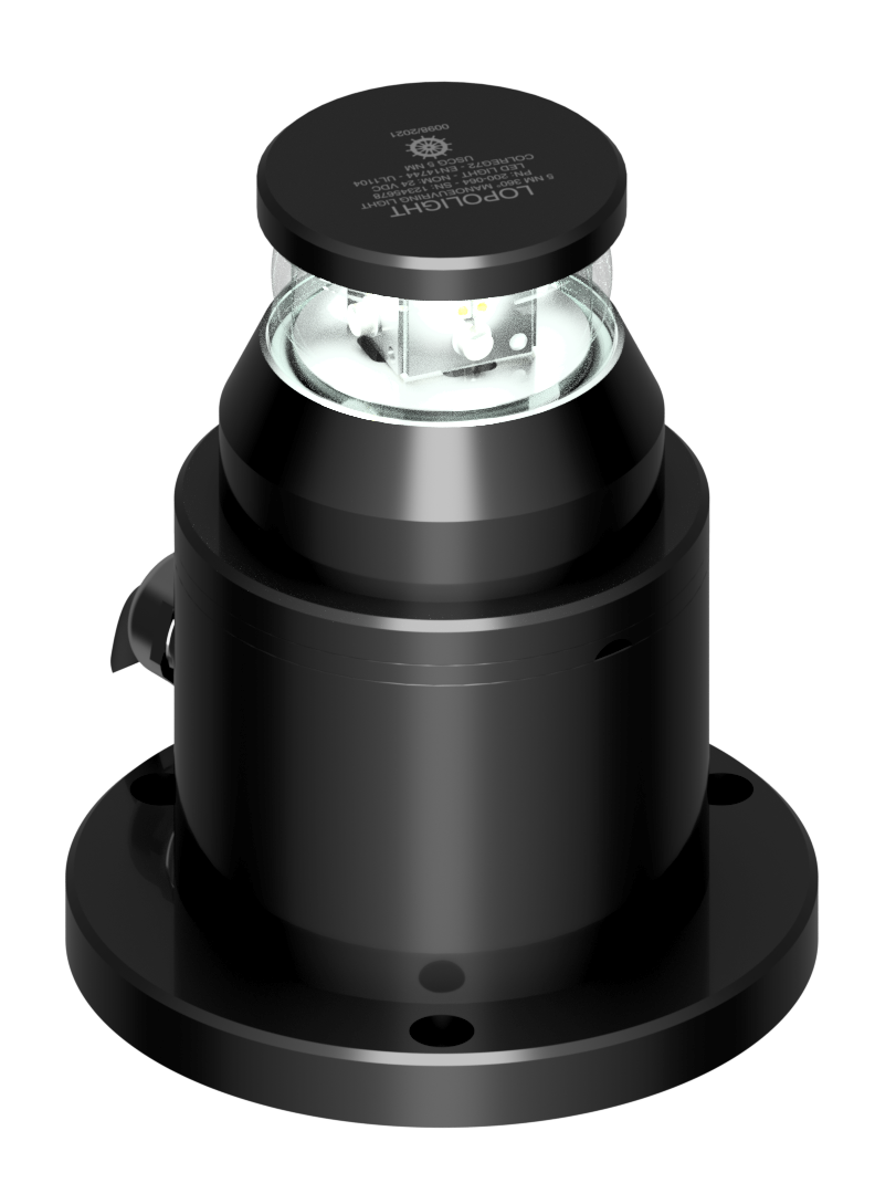 5nm 360° white Morse light, ice-class